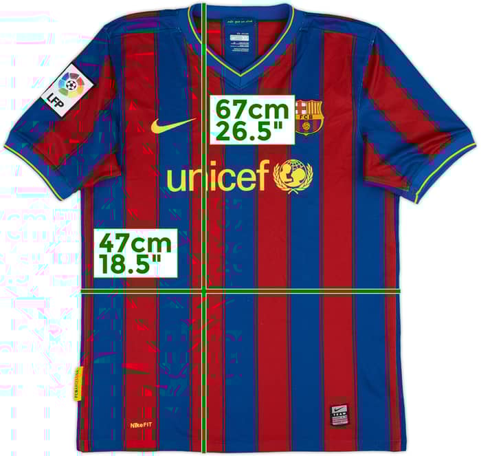 2009-10 Barcelona Home Shirt - 8/10 - (XL.Boys)