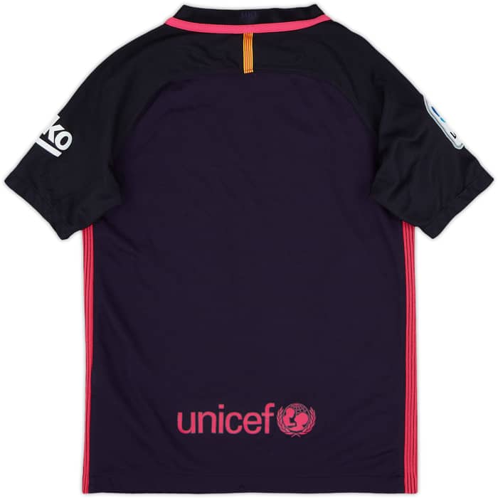 2016-17 Barcelona Away Shirt - 9/10 - (S.Boys)