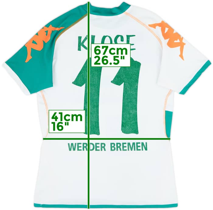2006-07 Werder Bremen Home Shirt Klose #11 - 5/10 - (XL.Boys)