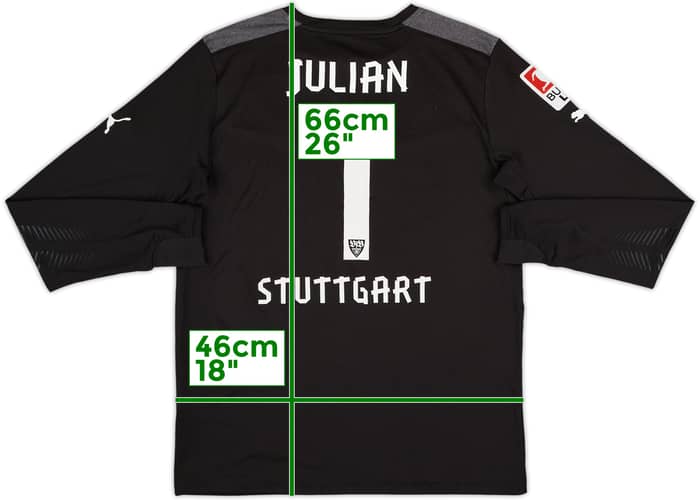 2013-14 Stuttgart GK Shirt Julian #1 - 9/10 - (XL.Boys)