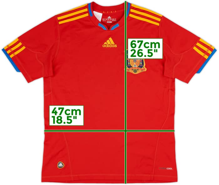 2009-10 Spain Home Shirt - 10/10 - (L.Boys)
