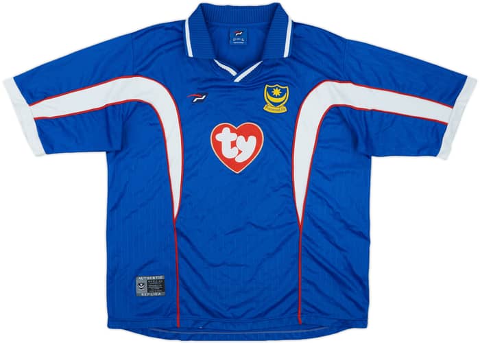 2002-03 Portsmouth Home Shirt Lewis - 6/10 - (XL)