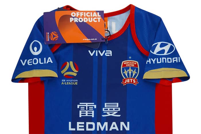 2017-18 Newcastle Jets Home Shirt (12 Months)