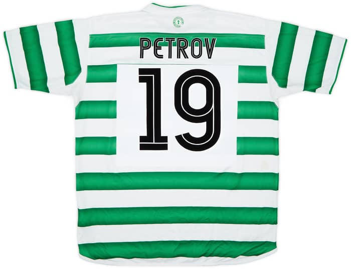 2003-04 Celtic Home Shirt Petrov #19 - 8/10 - (XL)