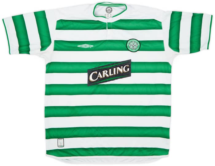 2003-04 Celtic Home Shirt Petrov #19 - 8/10 - (XL)