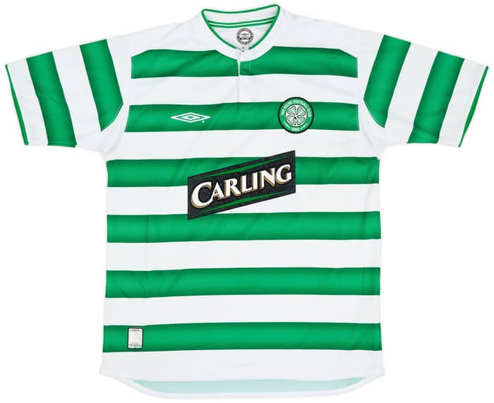 2003-04 Celtic Home Shirt Petrov #19 - 7/10 - (M)