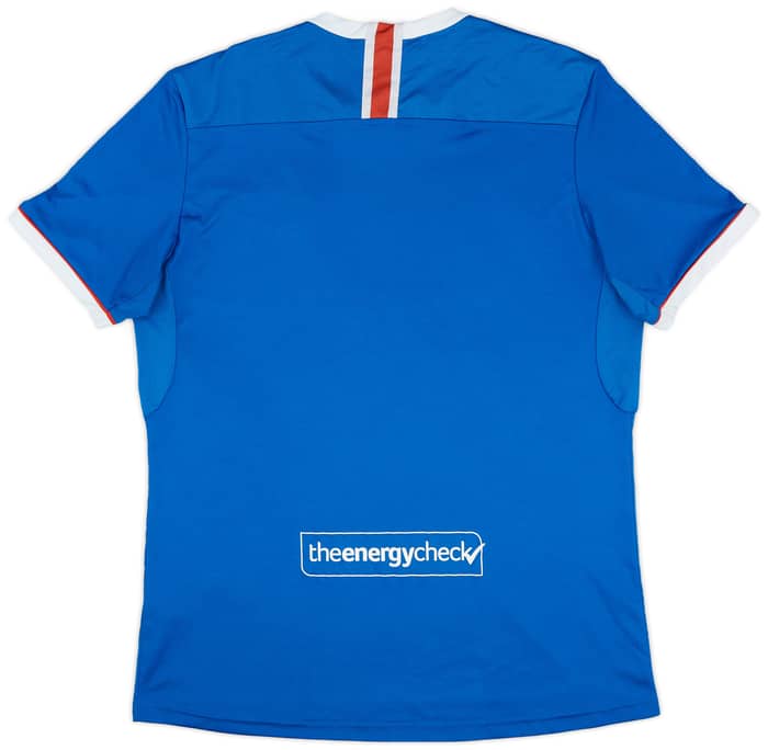 2020-21 Rangers Home Shirt - 9/10 - (XL)