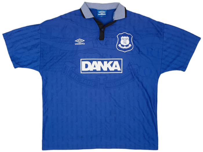1995-97 Everton Home Shirt #5 - 8/10 - (XXL)