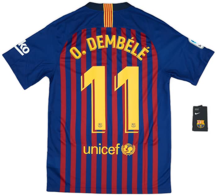 2018-19 Barcelona Home Shirt O. Dembele #11 (S)