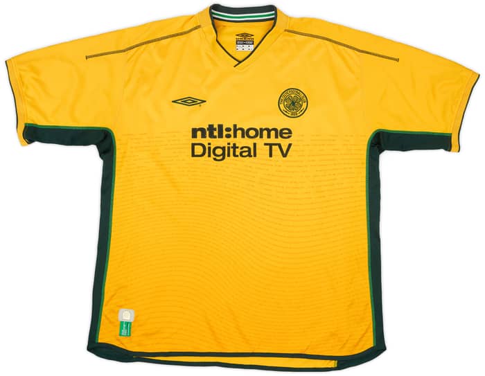 2002-03 Celtic Away Shirt Lennon #18 - 9/10 - (XXL)