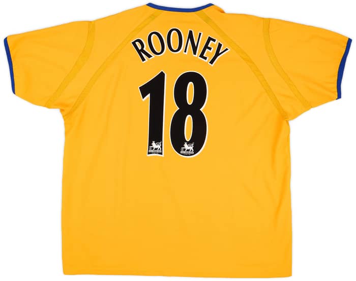 2003-04 Everton Away Shirt Rooney #18 - 8/10 - (XXL)
