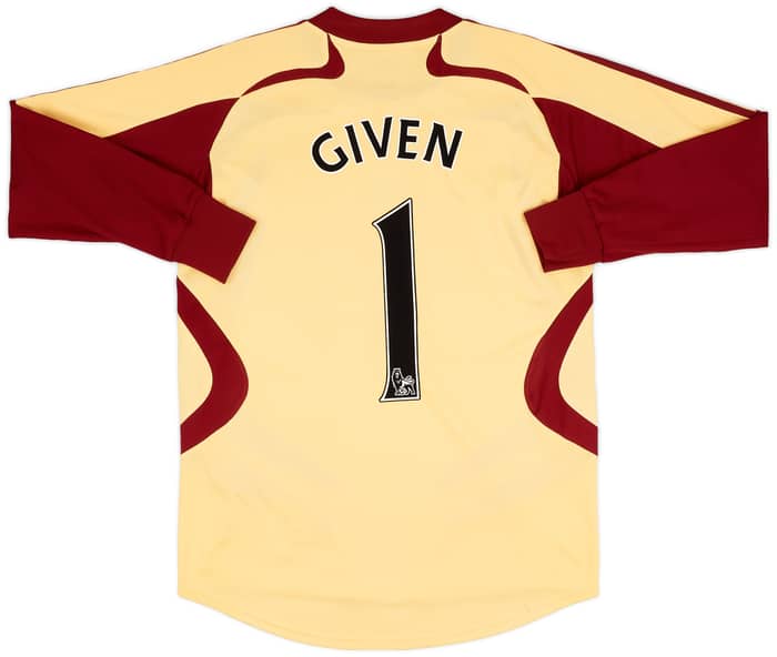 2007-09 Newcastle Player Issue GK Shirt Given #1 - 8/10 - (M)
