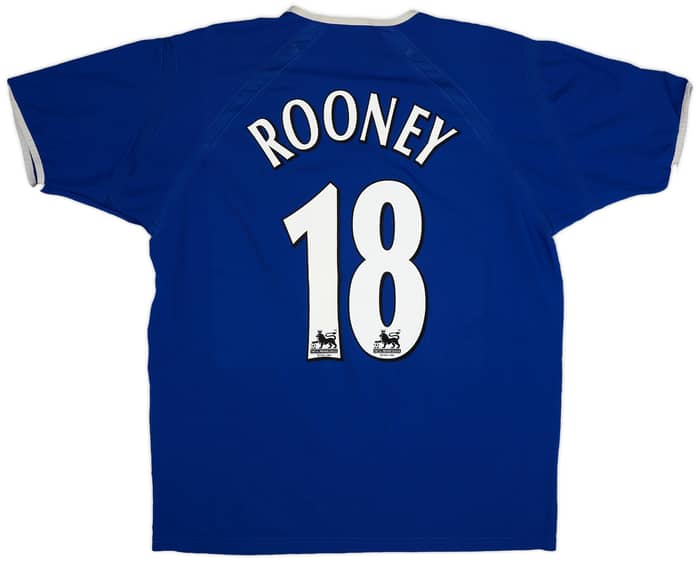 2003-04 Everton Home Shirt Rooney #18 - 7/10 - (L)