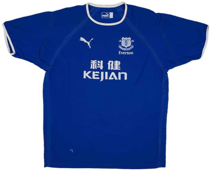 2003-04 Everton Home Shirt Rooney #18 - 7/10 - (L)
