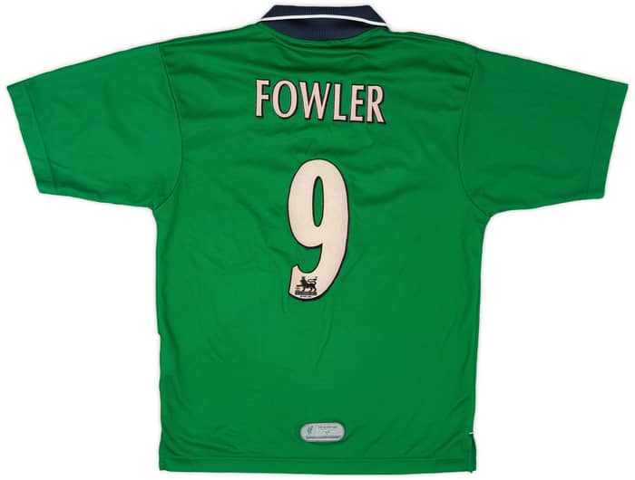 1999-01 Liverpool Away Shirt Fowler #9 - 7/10 - (S)