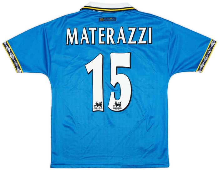 1997-99 Everton Home Shirt Materazzi #15 - 8/10 - (Y)