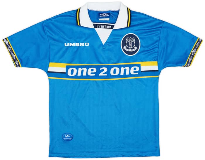 1997-99 Everton Home Shirt Materazzi #15 - 8/10 - (Y)