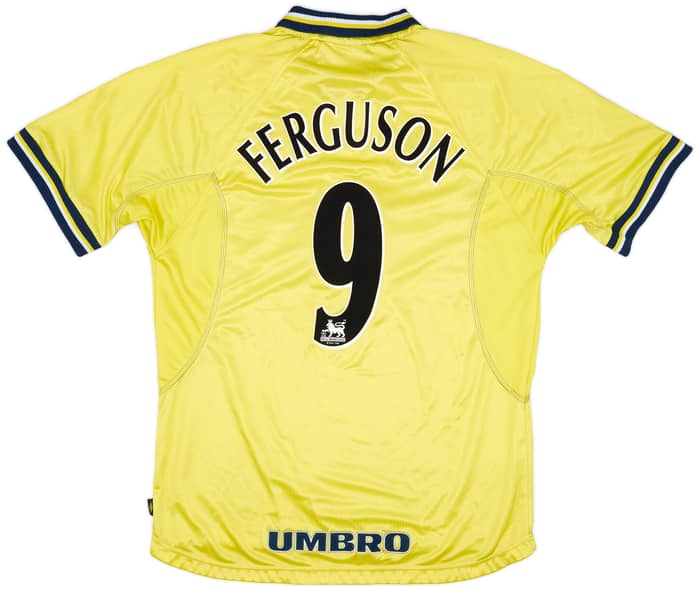 1998-99 Everton Third Shirt Ferguson #9 - 8/10 - (XL)