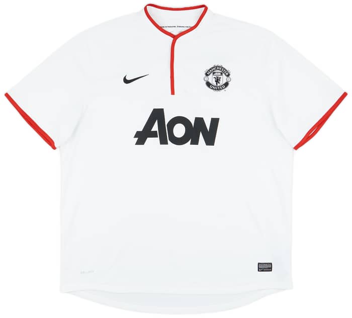 2012-14 Manchester United Away Shirt Evra #3 - 8/10 - (XXL)