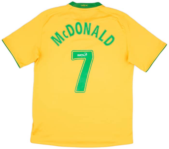 2008-09 Celtic Away Shirt McDonald #7 - 5/10 - (M)