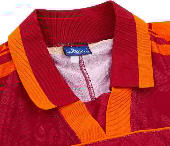 1995-96 Roma Home L/S Shirt - 8/10 - (S)