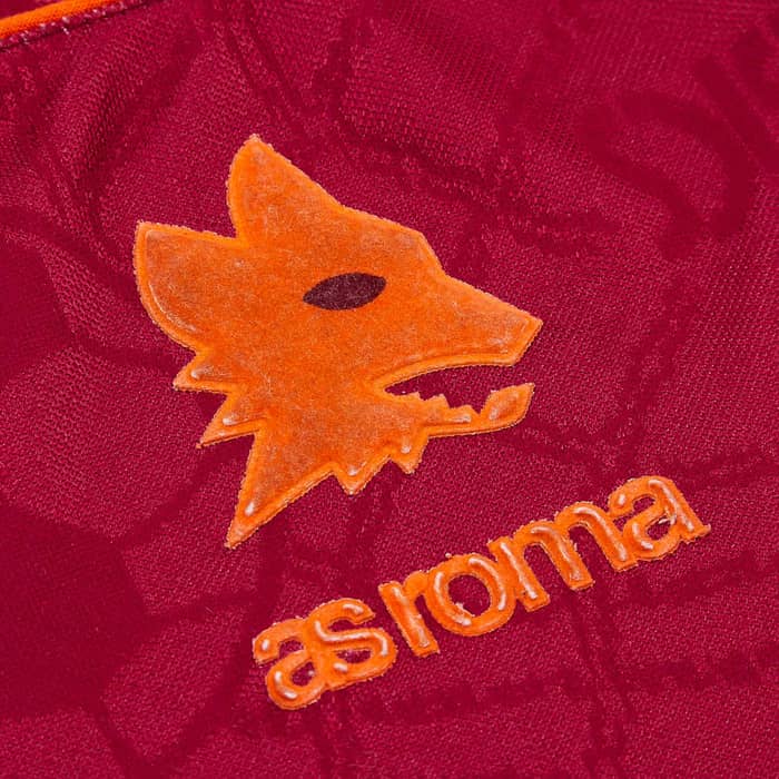 1995-96 Roma Home L/S Shirt - 8/10 - (S)