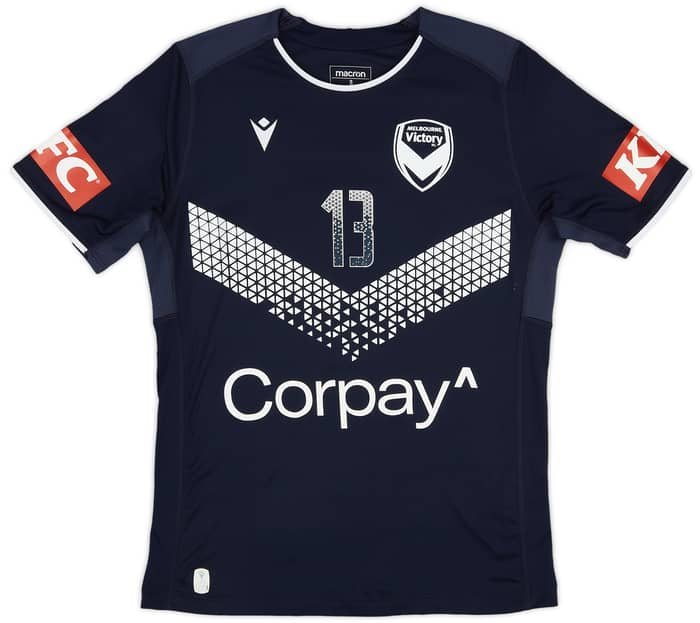 2022-23 Melbourne Victory Match Issue Home Shirt Kirdar #13