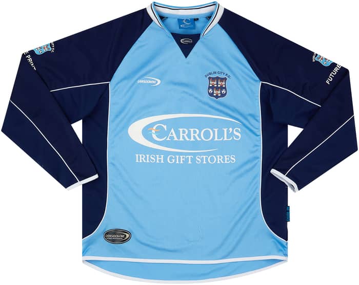 2004-05 Dublin City Home L/S Shirt - 8/10 - (L)