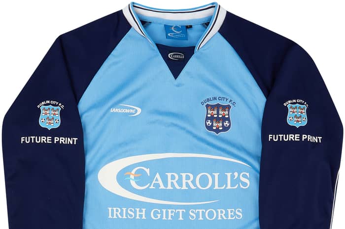 2004-05 Dublin City Home L/S Shirt - 8/10 - (L)
