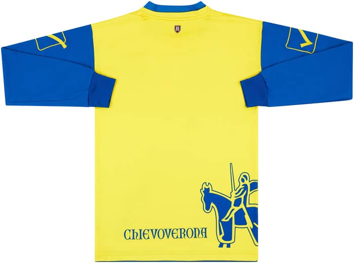 2012-13 Chievo Verona Home L/S Shirt - 6/10 - (M)