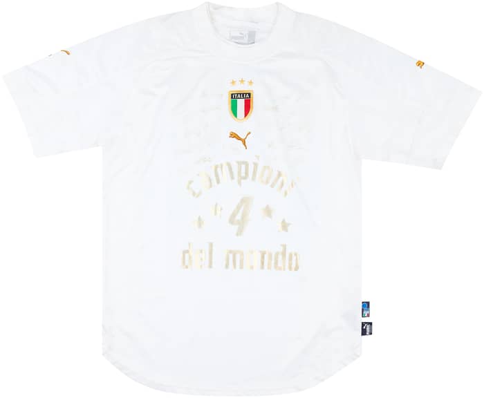 2004-06 Italy 'Campioni del Mondo' Signed Away Shirt - 5/10 - (XL)