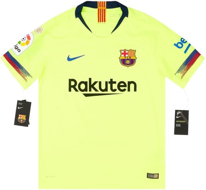 2018-19 Barcelona Authentic Away Shirt *New w/Defects* M