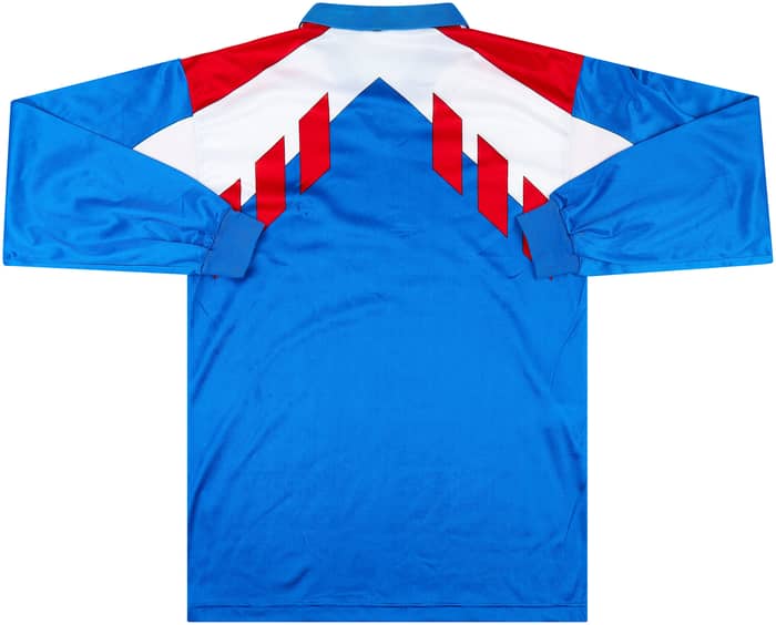 1990-92 France Home L/S Shirt - 7/10 - (L)