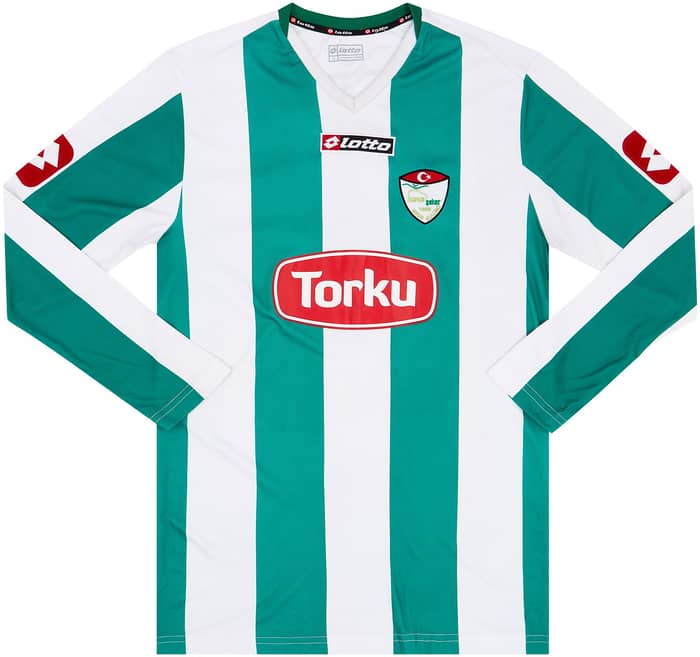 2011-12 Konyaspor Home L/S Shirt Bilal Aziz #6 - 8/10 - (XL)