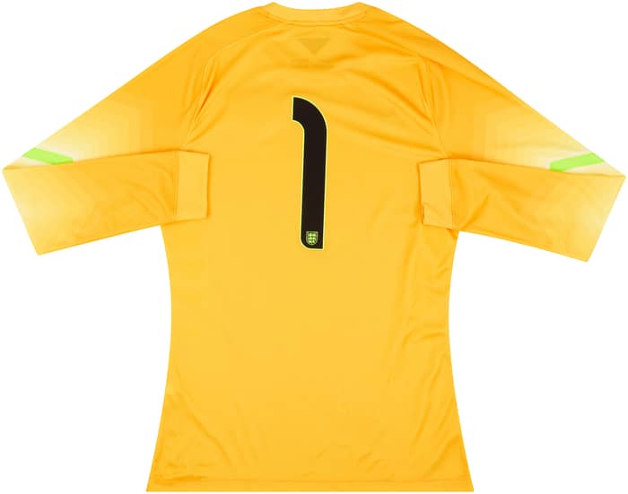 2014-15 England Player Issue GK Shirt #1 - 9/10 - (L)