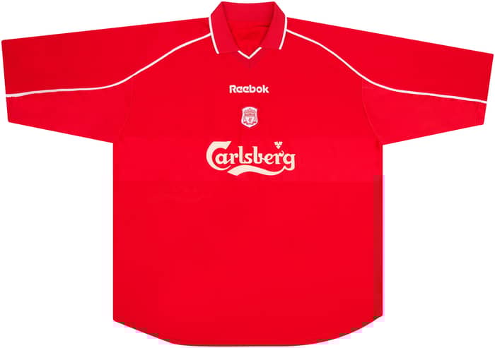 2000-02 Liverpool Home Shirt Gerrard #17 - Very Good 6/10 - (XXL)