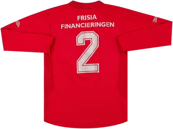 2005-06 AZ Alkmaar Home L/S Shirt #2 - 7/10 - (S)