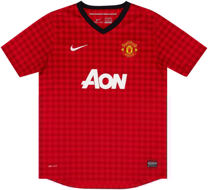 2012-13 Manchester United Home Shirt - 8/10 - (XL.Boys)