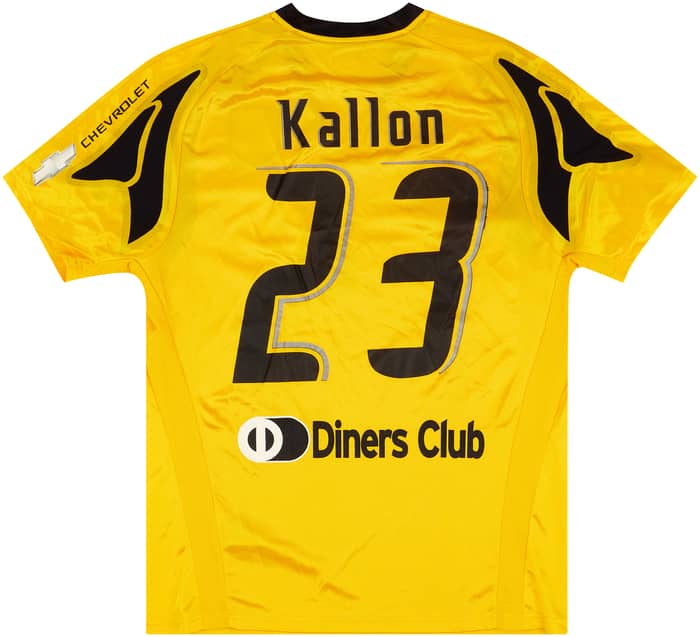 2007-08 AEK Athens Home Shirt Kallon #23 (XL)