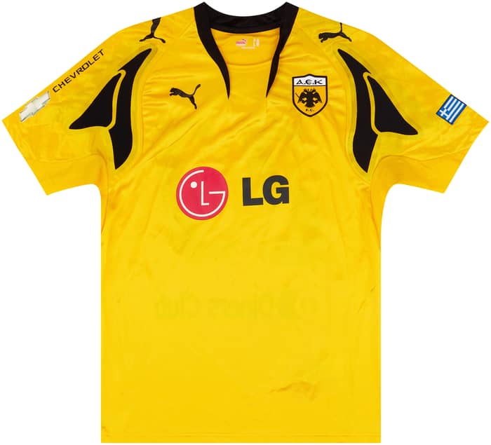 2007-08 AEK Athens Home Shirt Kallon #23 (XL)