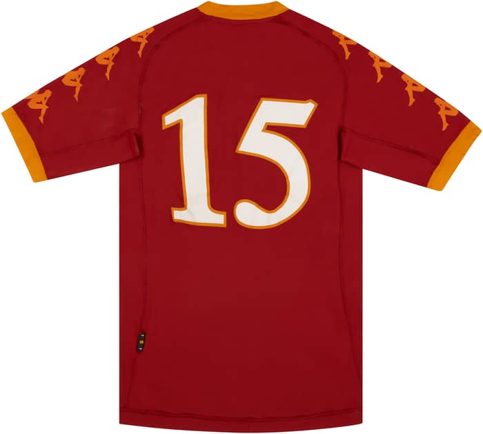 2010-11 Roma Home Shirt #15 - 9/10 - (S)