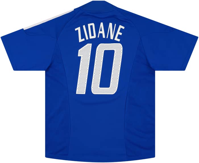 2002-04 France Home Shirt Zidane #10