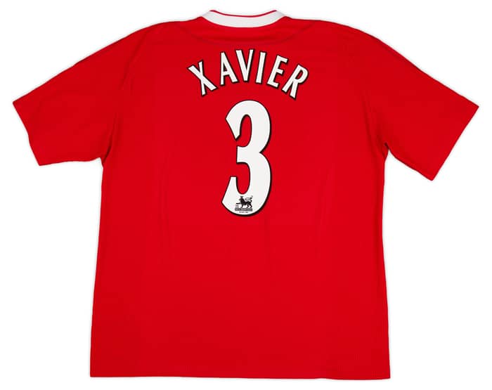 2002-04 Liverpool Home Shirt Xavier #3 - 6/10 - (XL)