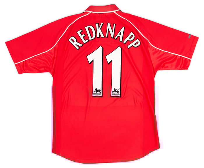 2000-02 Liverpool Home Shirt Redknapp #11 - Excellent 8/10 - (M)