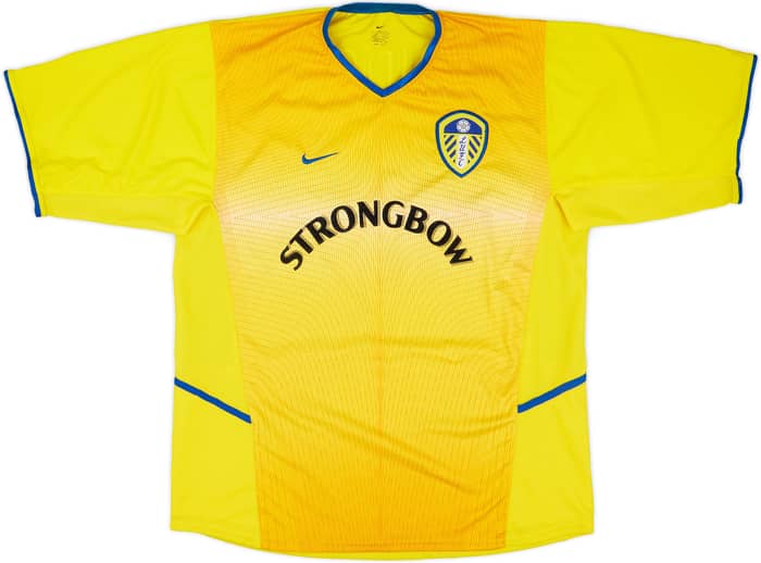 2002-03 Leeds United Away Shirt Bridges #8 - 8/10 - (XL)