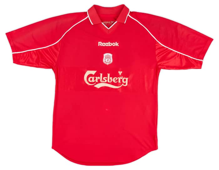 2000-02 Liverpool Home Shirt Fowler #9 - Very Good 6/10 - (M)