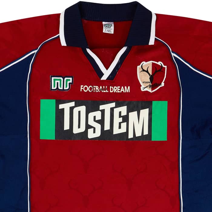 2001 Kashima Antlers Signed Home Shirt - 6/10 - (L)