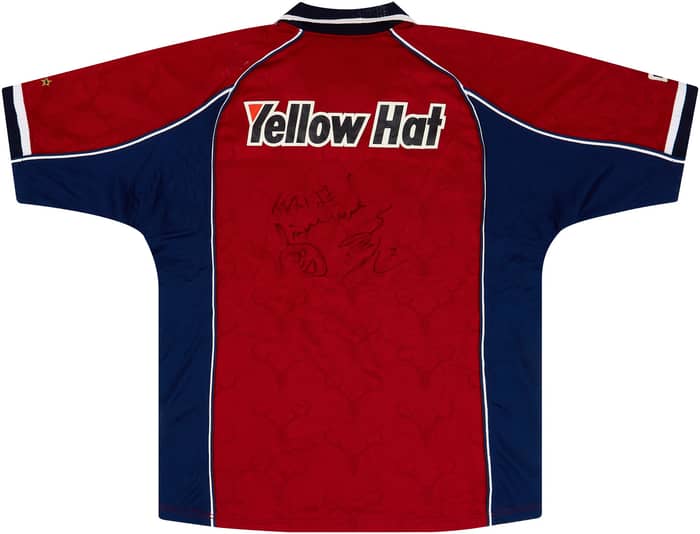 2001 Kashima Antlers Signed Home Shirt - 6/10 - (L)