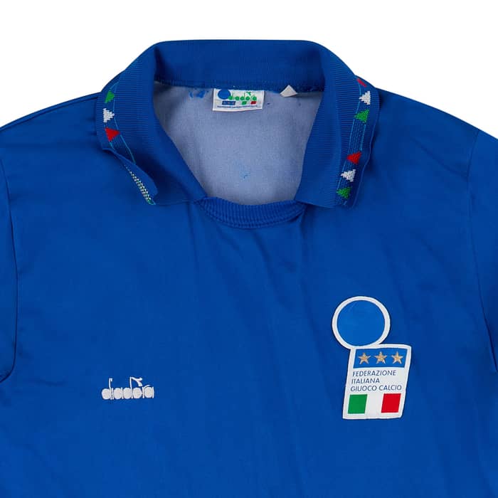 1992-93 Italy Home L/S Shirt - 5/10 - (M)