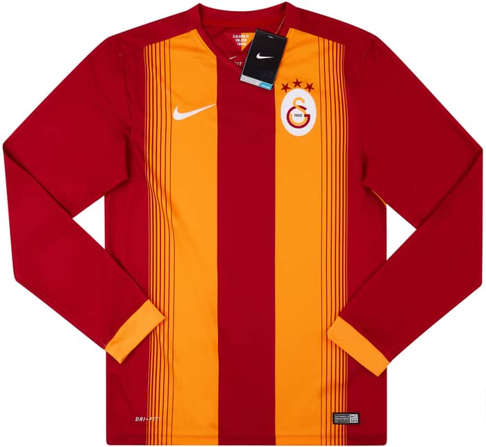 2014-15 Galatasaray Home L/S Shirt *New w/Defects* S